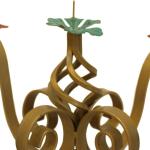 طقم شمعدان حديد 5 قطع - Iron candlestick set of 5 pieces