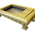 منقل دلة حديد لون ذهبي - Iron dallah grill, golden color